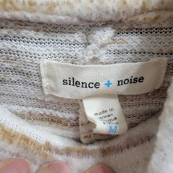 URBAN OUTFITTERS Silence + Noise Cowl Neck Marble Fleece Boxy Pullover - Size M - Picture 4 of 6